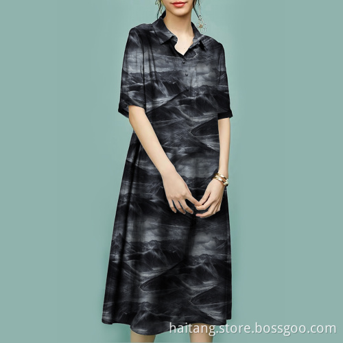 Superfine Fabric Floral Print Fabric Elegant shirt cloth